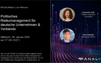 Webinar „Politisches Risikomanagement für deutsche Unternehmen & Verbände“