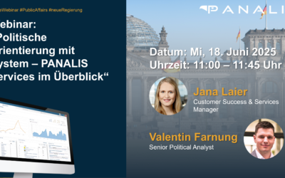 Webinar: Politische Orientierung mit System – PANALIS Services im Überblick