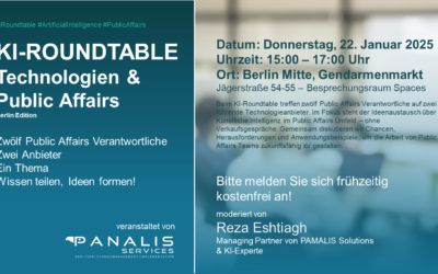 Event: KI-Roundtable für Public Affairs in Berlin