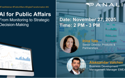 Event: AI for Public Affairs – From Monitoring to Strategic Decision-Making