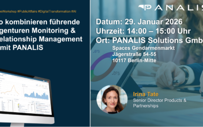 Live-Workshop in Berlin: So kombinieren führende Agenturen Monitoring & Relationship Management – mit PANALIS