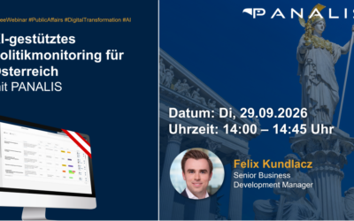 Webinar: KI-gestütztes Politikmonitoring für Österreich mit PANALIS