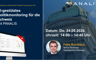 Webinar: KI-gestütztes Politikmonitoring für die Schweiz mit PANALIS