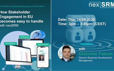 Webinar: How Stakeholder Engagement becomes easy to handle (for EU)